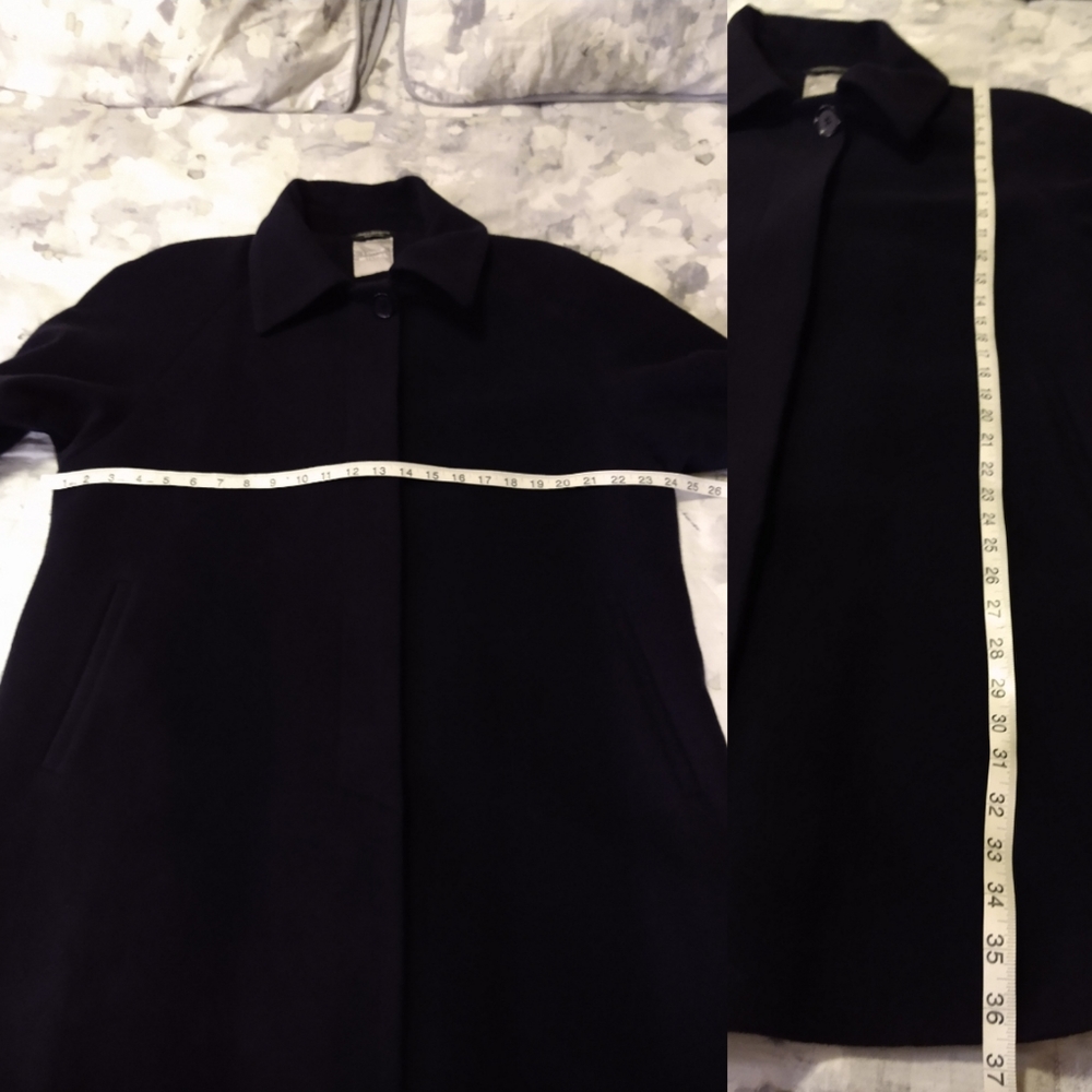 Size 12 Lorne Mitchel pure virgin rolling cashmere dress jacket - Picture 12 of 16